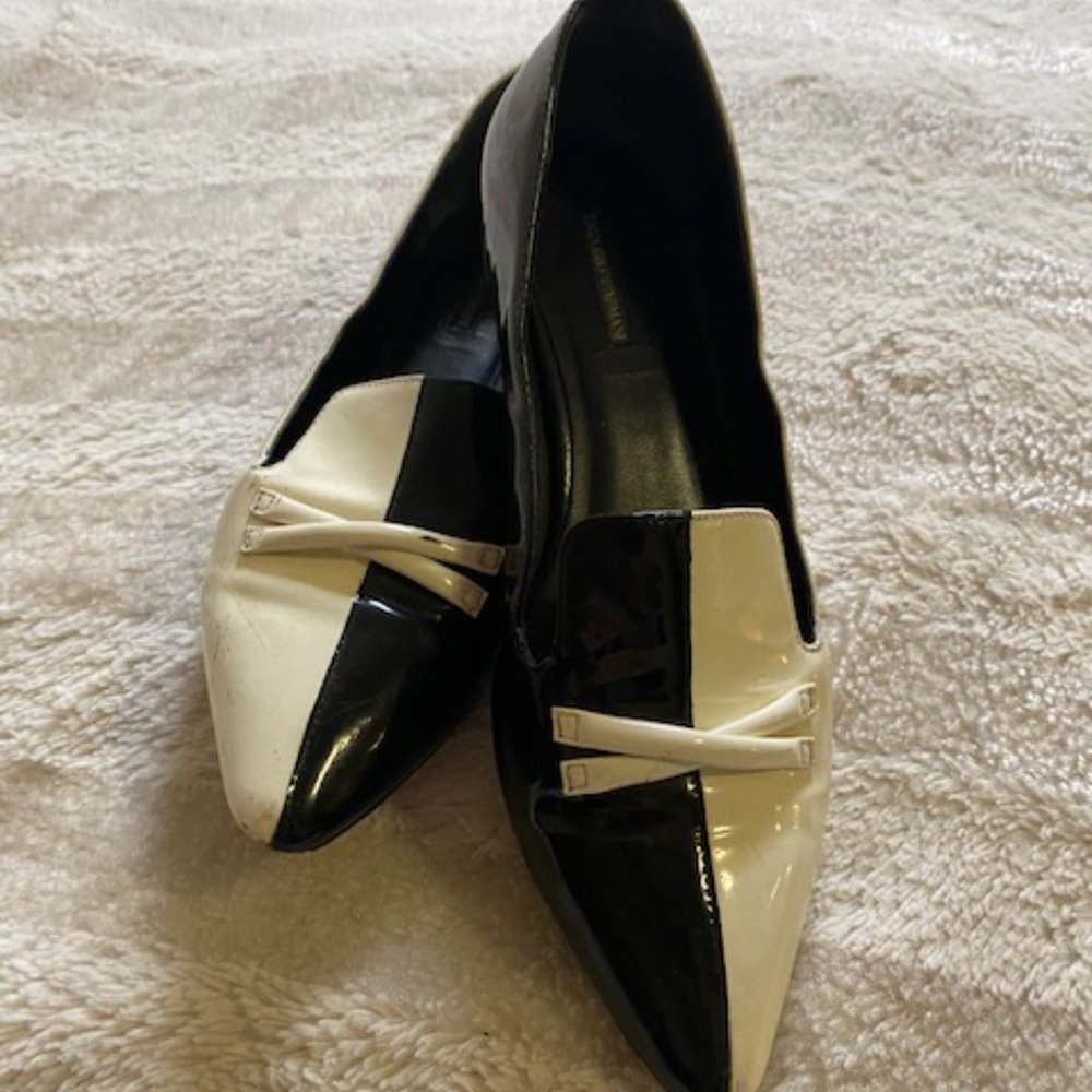 A/X Black and White Flats Size 7